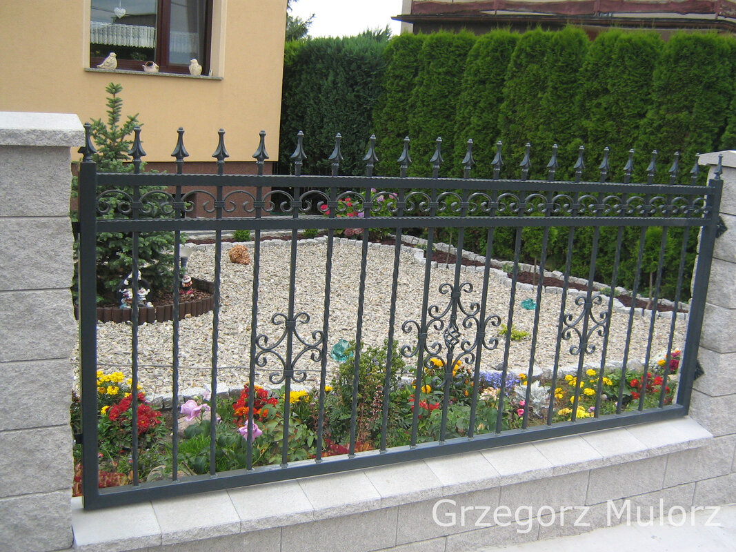 Ogrodzenia metalowe - realizacje Mulorz Jemielnica Strzelce Opolskie